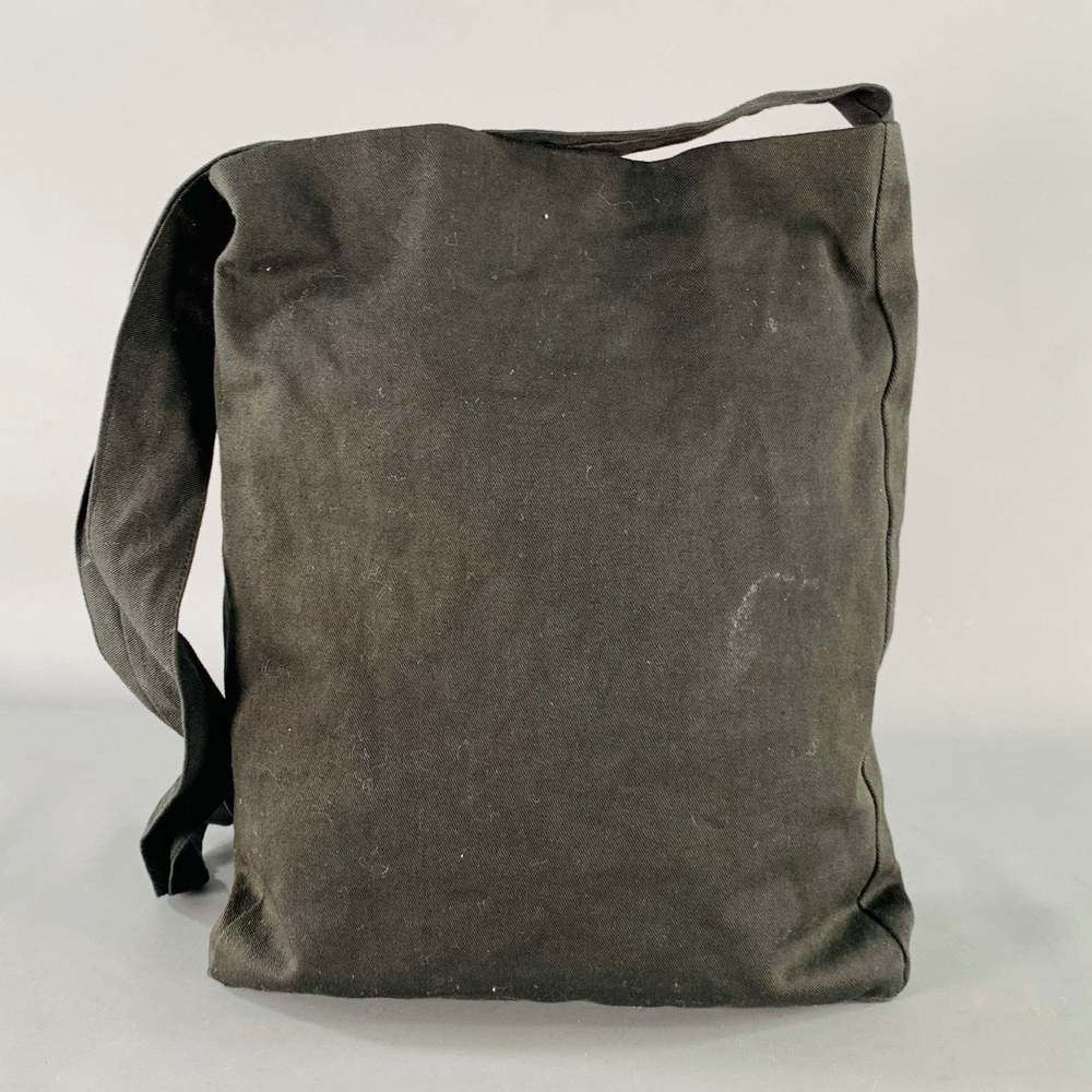 WALTER VAN BEIRENDONCK SS14 Budapest Black Cotton Crossbody Bag - Picture 4 of 10